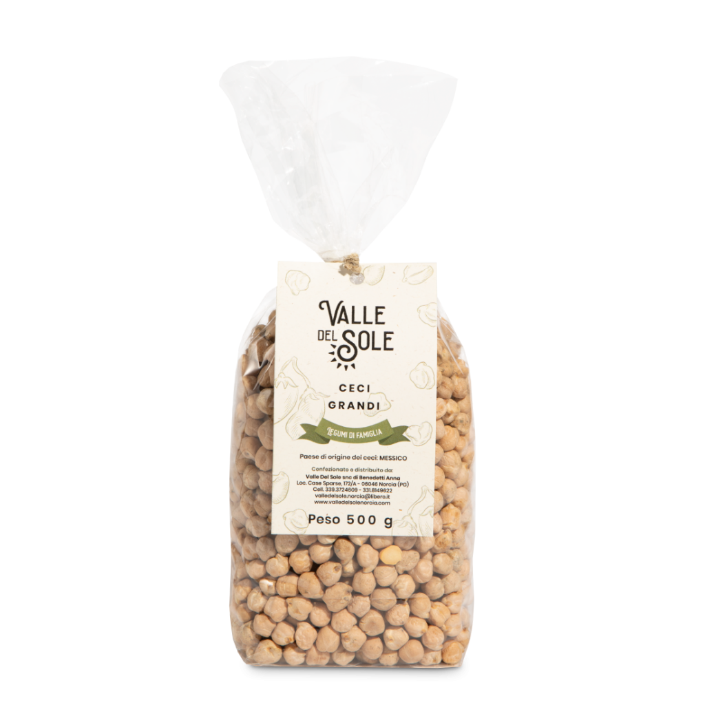 Ceci Grandi Sacchetto da 500g – Valle del sole